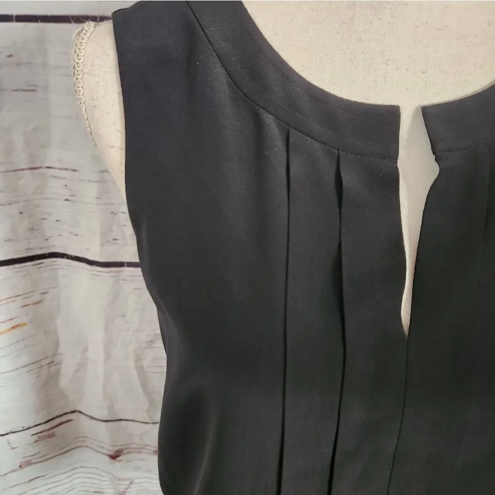 Kate Spade Silk‎ Pleated Front Sleeveless Top Size 2